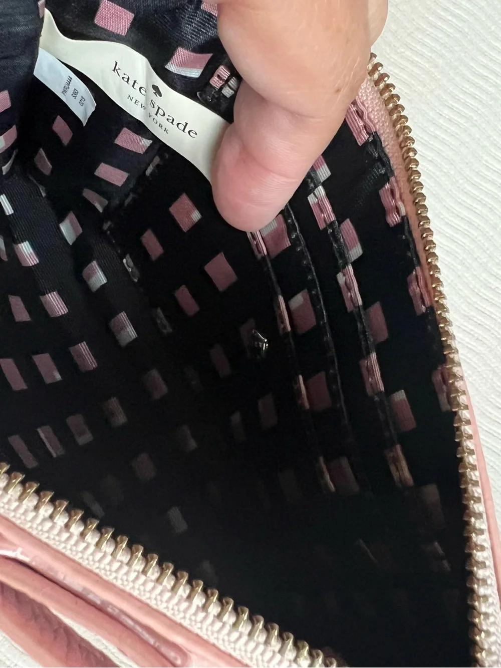 Kate Spade New York North Court Bow Leyna Wristlet Clutch – Rose Jade 🎀 NWOT